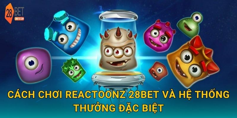 Cách chơi Reactoonz 28bet và hệ thống thưởng đặc biệt