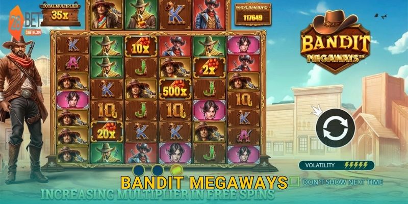 Bandit Megaways – Phiêu lưu miền Tây hoang dã, săn thưởng tại 28bet