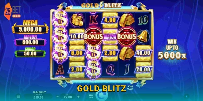 Gold Blitz – Săn vàng chớp nhoáng, trúng thưởng khủng tại 28bet